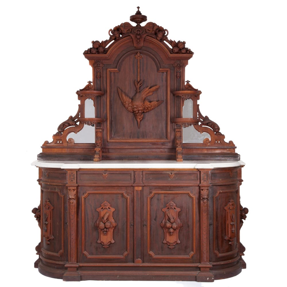 Victorian Hunt Sideboard, Circa 1850 Victorian Hunt Sideboard, Circa 1850