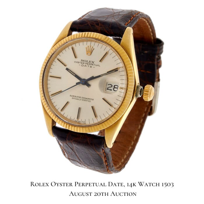 Rolex Oyster Perpetual for auction in San Rafael California