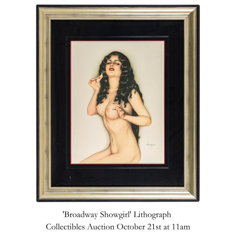 Vargas Pin Up Lithograph For Sale At Auction