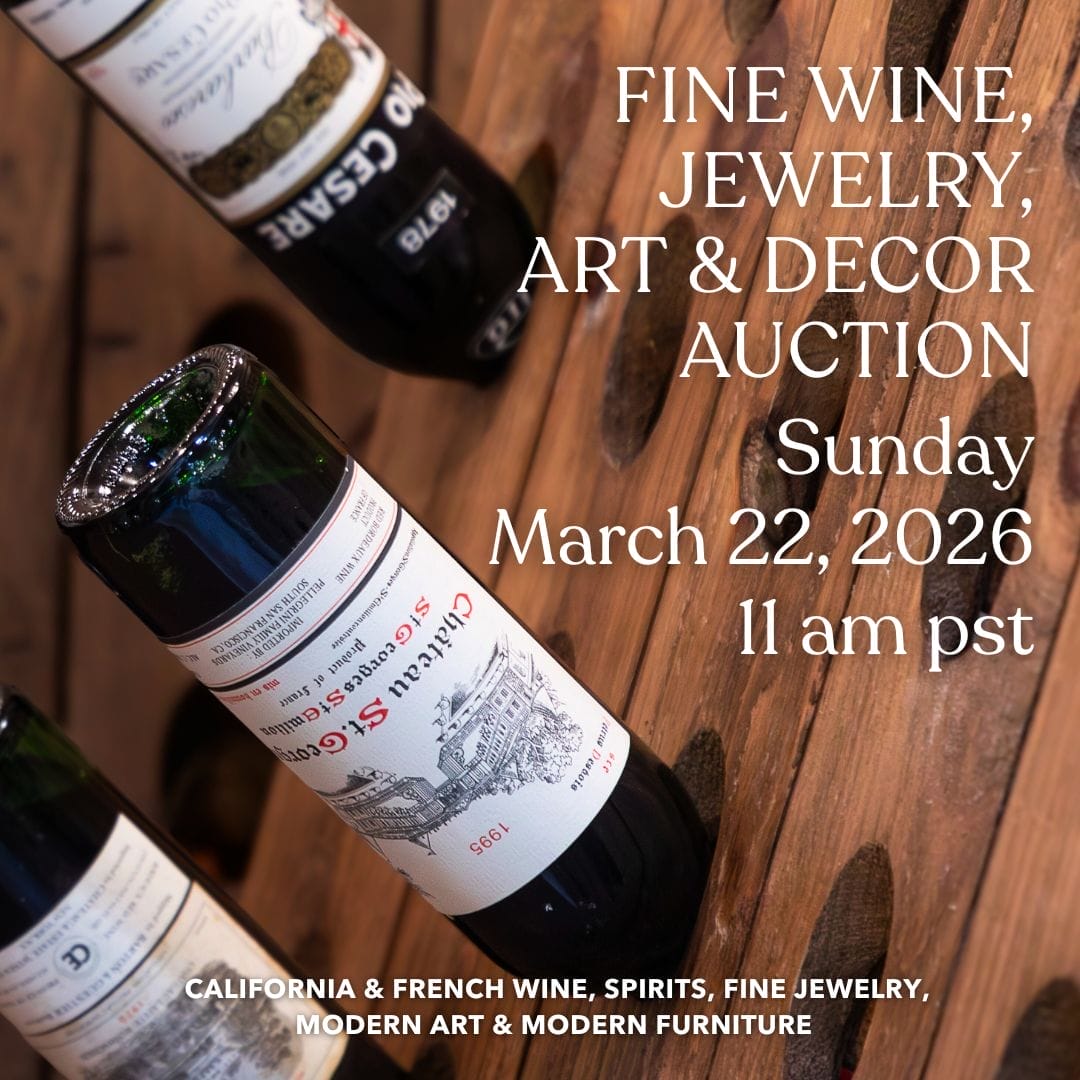 March Fine Wine, Jewelry, Art & Decor Auction